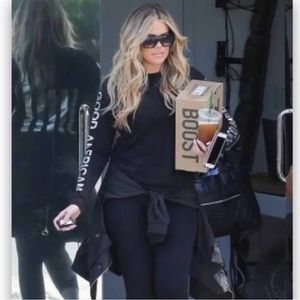 Good American Flag Skater Tee - Khloe Kardashian